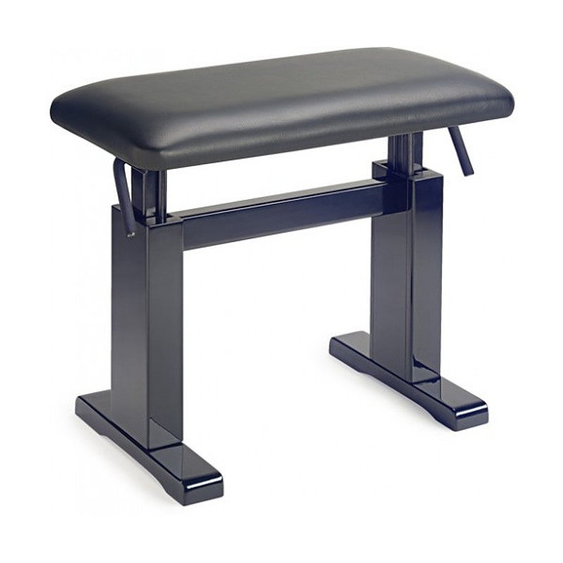 Stagg PBH780 BKP LBK Klavierbank, schwarz, Hochglanz, mit Sitzfläche aus Leder Stagg PBH780 BKP LBK Klavierbank, schwarz, Hochglanz, mit Sitzfläche aus Leder von Stagg