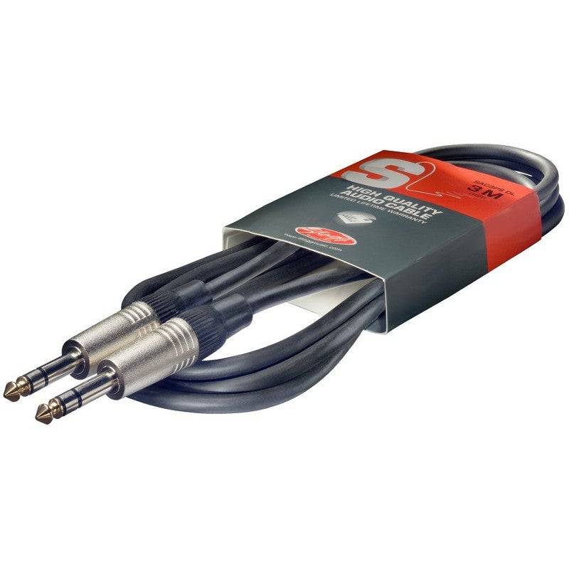 Stagg SAC3PS DL Stereokabel Klinke - Klinke, 3 m von Stagg