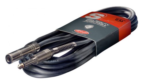 Stagg SAC6PJ DL Audio Kabel (6m, DLX: Stecker-auf-Buchse) von Stagg
