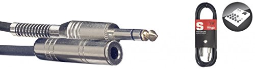 Stagg SAC6PSJS DL Audio Kabel (6m, DLX Klinke Stecker-auf-Buchse) von Stagg