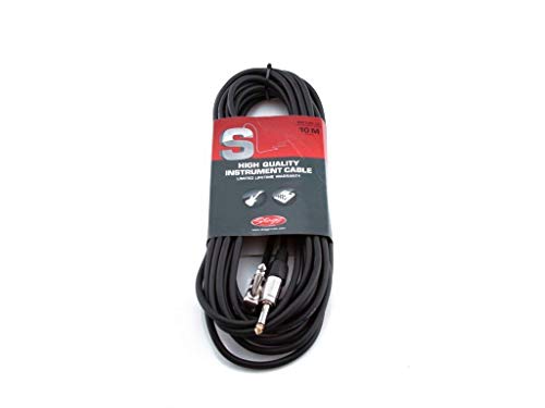 Stagg SGC10PL DL Instrumenten-Kabel (10m, L Klinke DLX) von Stagg