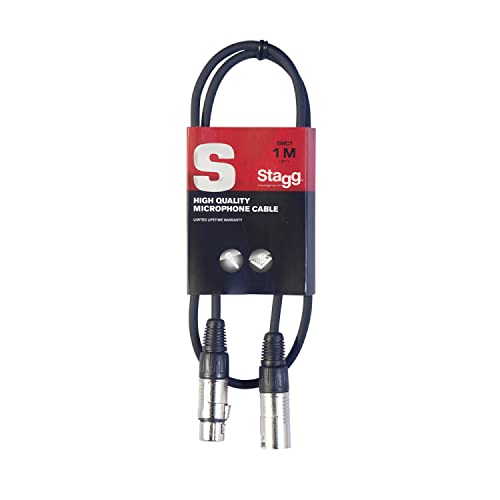 Stagg SMC1 S Serie Mikrofonkabel - XLR Männlich/Weiblich XLR 1 m von Stagg