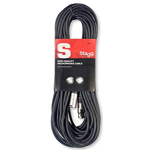 Stagg SMC10 Mikrofon-Kabel (10m, XLR-Buchse-auf-XLR-Stecker) von Stagg