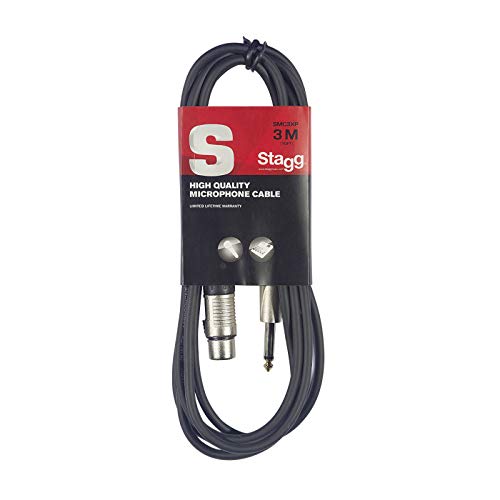 Stagg SMC3XP S Serie Mikrofonkabel Klinke Männlich - XLR Weiblich 3 m von Stagg