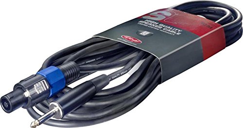 Stagg SSP10SP15 S Serie 1x Speakon / 1x Klinke Lautsprecherkabel (6,3 mm) 10 m von Stagg