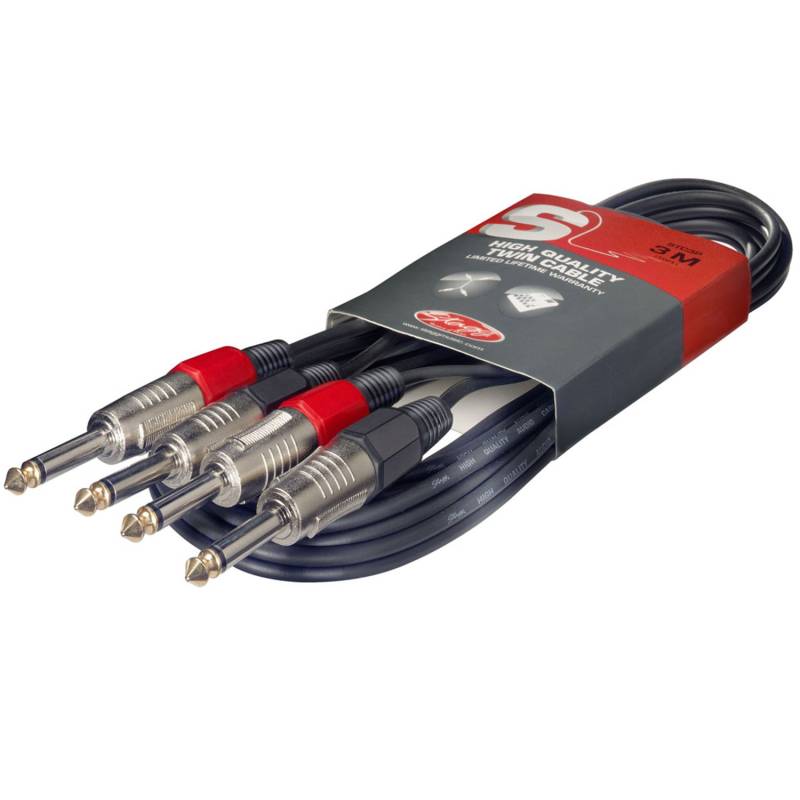 Stagg STC060P Twin Jack-Kabel, 60 cm von Stagg