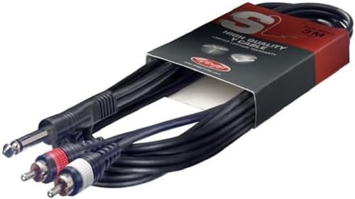 Stagg SYC3/P2CM E Splitterkabel 3m Klinke - 2x Chinch male Stagg SYC3/P2CM E Splitterkabel 3m Klinke - 2x Chinch male von Stagg