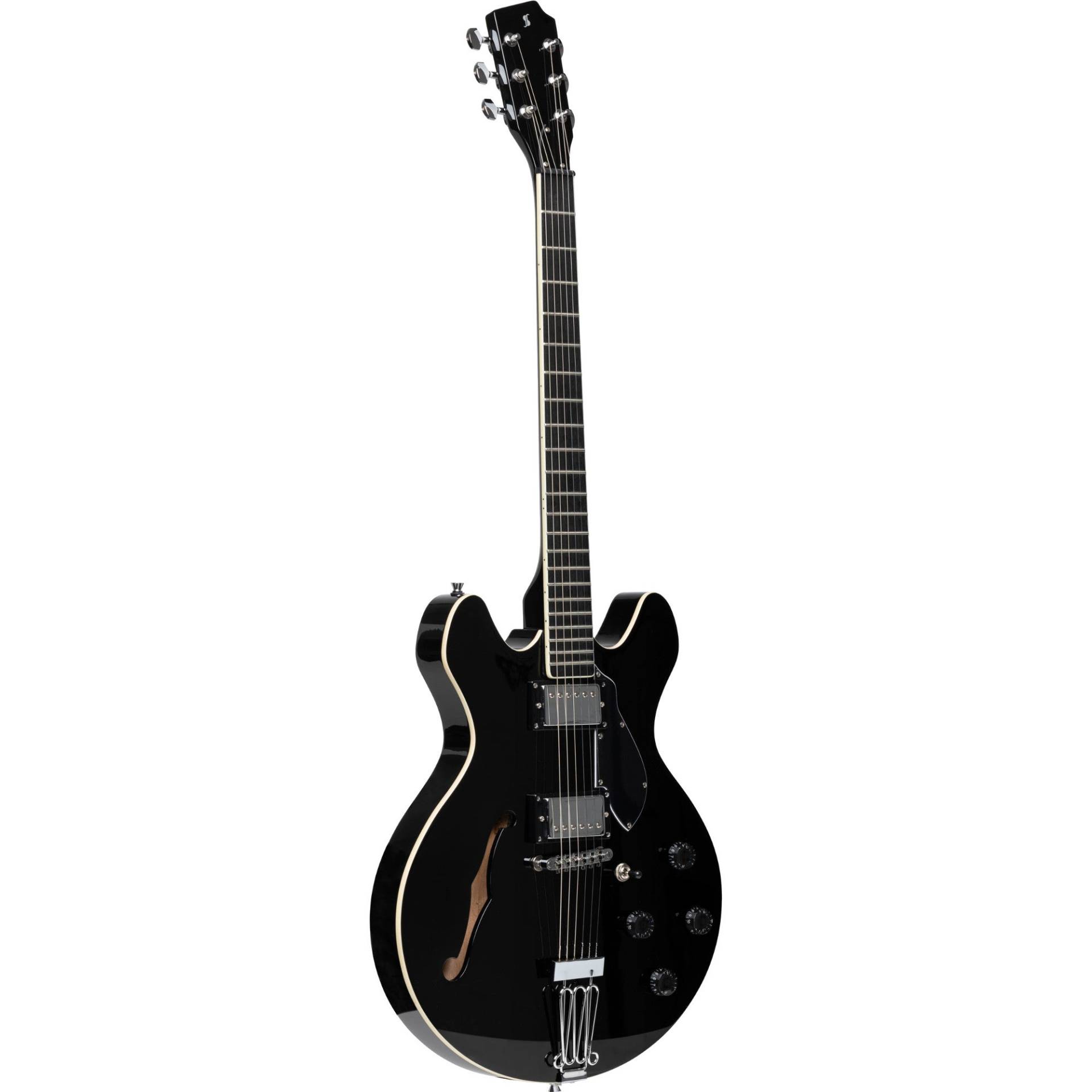 Stagg Silveray Series 533 Semi-Acoustic Guitar (Black) von Stagg