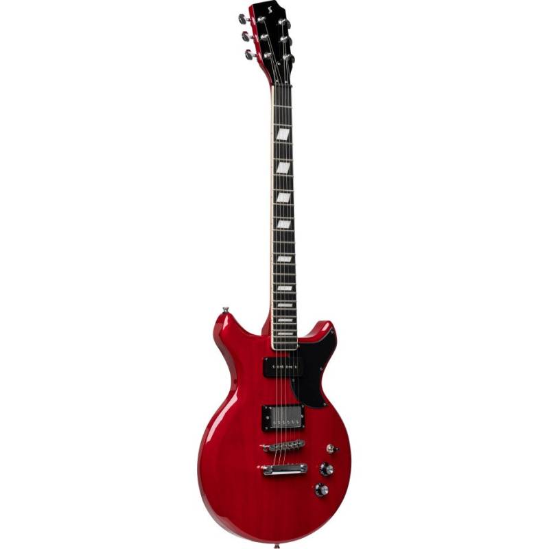 Stagg Silveray Series DC Transparent Cherry Red von Stagg