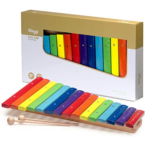 Stagg XYLO-J15 RB Xylophone mit 15-Keys rainbow von Stagg