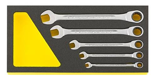 Stahlwille 96830652 TCS 17F/5 Ratschen-Ringschlüssel-Satz von Stahlwille