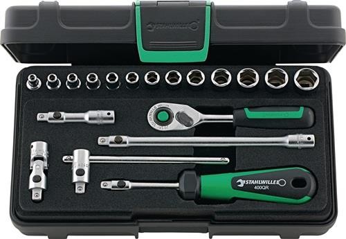 Stahlwille Steckschlüsselsatz 40/13/6QR 19-tlg.1/4 Zoll SW 3,5-13mm Z.80 6KT Stahlwille Steckschlüsselsatz 40/13/6QR 19-tlg.1/4 Zoll SW 3,5-13mm Z.80 6KT von Stahlwille