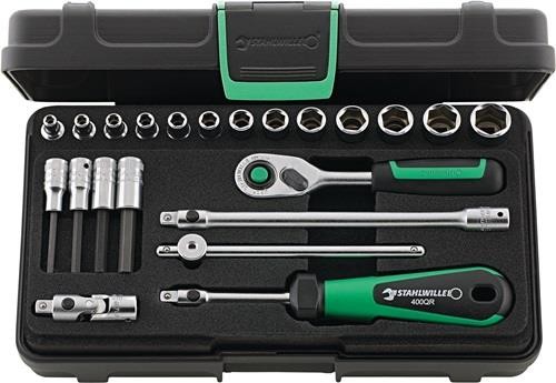 Stahlwille Steckschlüsselsatz 40/44/17/5QR 22-tlg.1/4 Zoll SW 3,5-13mm Z.80 6KT Stahlwille Steckschlüsselsatz 40/44/17/5QR 22-tlg.1/4 Zoll SW 3,5-13mm Z.80 6KT von Stahlwille