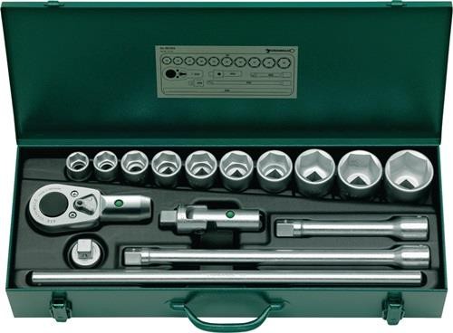 Stahlwille Steckschlüsselsatz 55/10/6 16-tlg.3/4 Zoll SW 22-50mm Z.36 6KT Stahlwille Steckschlüsselsatz 55/10/6 16-tlg.3/4 Zoll SW 22-50mm Z.36 6KT von Stahlwille