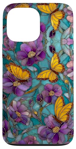 Butterflies Colorful Stained Art Effect Stain Art Floral Hülle für iPhone 13 Pro Max Butterflies Colorful Stained Art Effect Stain Art Floral Hülle für iPhone 13 Pro Max von Stained Art Effects ADC
