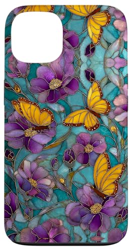 Butterflies Colorful Stained Art Effect Stain Art Floral Hülle für iPhone 13 Butterflies Colorful Stained Art Effect Stain Art Floral Hülle für iPhone 13 von Stained Art Effects ADC
