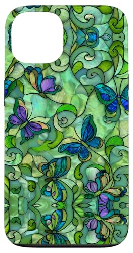 Butterflies Floral Swirl Stained Art Effect Stain Art Spring Hülle für iPhone 13 Butterflies Floral Swirl Stained Art Effect Stain Art Spring Hülle für iPhone 13 von Stained Art Effects ADC