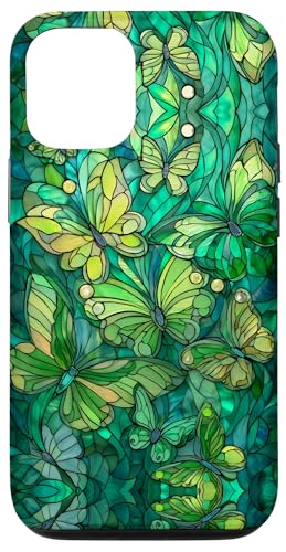 Butterflies Swirl Stained Art Effect Stain Art Lime Green Hülle für iPhone 12/12 Pro Butterflies Swirl Stained Art Effect Stain Art Lime Green Hülle für iPhone 12/12 Pro von Stained Art Effects ADC