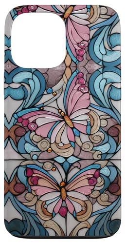 Butterflies Swirl Stained Art Effect Stain Art Trans Pride Hülle für iPhone 13 Pro Max Butterflies Swirl Stained Art Effect Stain Art Trans Pride Hülle für iPhone 13 Pro Max von Stained Art Effects ADC