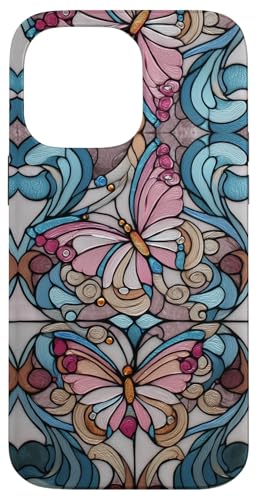 Butterflies Swirl Stained Art Effect Stain Art Trans Pride Hülle für iPhone 14 Pro Max Butterflies Swirl Stained Art Effect Stain Art Trans Pride Hülle für iPhone 14 Pro Max von Stained Art Effects ADC