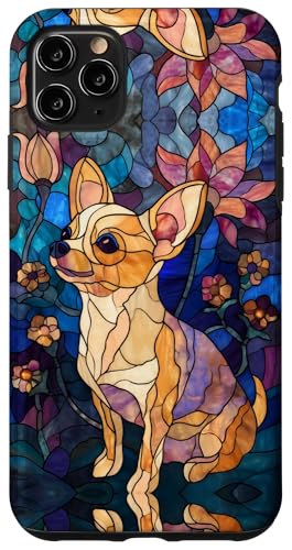 Chihuahua Dog Colorful Stained Art Effect Stain Art Floral Hülle für iPhone 11 Pro Max Chihuahua Dog Colorful Stained Art Effect Stain Art Floral Hülle für iPhone 11 Pro Max von Stained Art Effects ADC