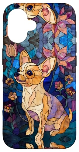 Chihuahua Dog Colorful Stained Art Effect Stain Art Floral Hülle für iPhone 16 Chihuahua Dog Colorful Stained Art Effect Stain Art Floral Hülle für iPhone 16 von Stained Art Effects ADC
