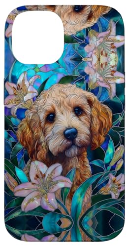 Cockapoo Dog Colorful Stained Art Effect Stain Art Lilies Hülle für iPhone 14 Cockapoo Dog Colorful Stained Art Effect Stain Art Lilies Hülle für iPhone 14 von Stained Art Effects ADC
