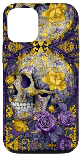 Skull Stained Art Effect Enby Stain Art Floral Nonbinary Hülle für iPhone 12/12 Pro Skull Stained Art Effect Enby Stain Art Floral Nonbinary Hülle für iPhone 12/12 Pro von Stained Art Effects ADC