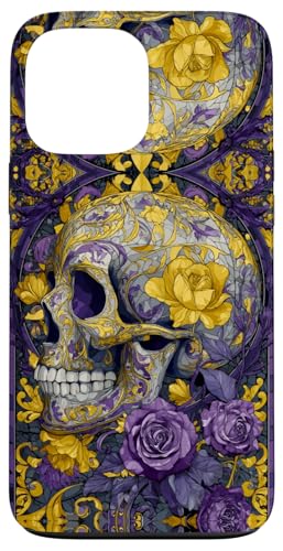 Skull Stained Art Effect Enby Stain Art Floral Nonbinary Hülle für iPhone 13 Pro Max Skull Stained Art Effect Enby Stain Art Floral Nonbinary Hülle für iPhone 13 Pro Max von Stained Art Effects ADC