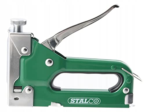 STALCO PREMIUM HANDHEFTPISTOLE 4-14mm Handtacker Heftgerät Tacker Handwerkzeug von Stalco