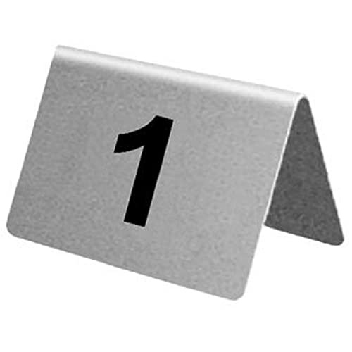 Stalwart u047 Edelstahl Tisch Zahlen Set von Stalwart