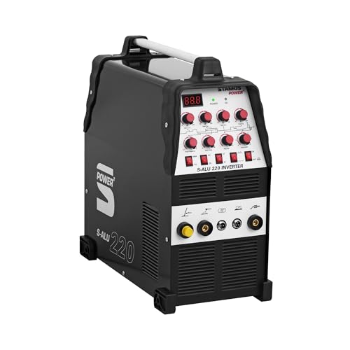 Stamos Welding Group WIG-Schweißgerät - AC/DC - MMA - 220 A - 230 V - MOSFET - Puls - 60% Duty Cycle - 2/4-Takt/Pulsfunktion - Fußpedalanschluss E-Hand Schweißmaschine Elektro-Schweißgerät von Stamos Power