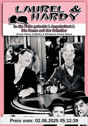 Laurel & Hardy - In die Falle gelockt / Angeheitert / Die Dame auf der Schulter Laurel & Hardy - In die Falle gelockt / Angeheitert / Die Dame auf der Schulter von Stan Laurel