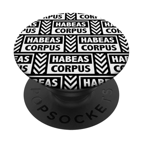 Habeas Corpus Law School Latein PopSockets Klebender PopGrip von Stand Up for Your Rights