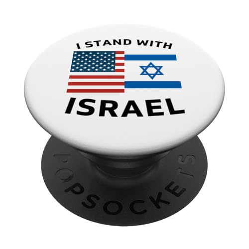 Ich stehe auf der Seite Israels PopSockets Klebender PopGrip Ich stehe auf der Seite Israels PopSockets Klebender PopGrip von Stand with Israel