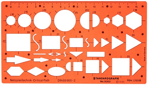 Zeichenschablone Technisches Zeichnen von Standardgraph Germany