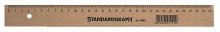 Holzlineal, 50cm lang, mm-Facette auf beiden Seiten nein, buche natur Holzlineal, 50cm lang, mm-Facette auf beiden Seiten nein, buche natur von Standardgraph