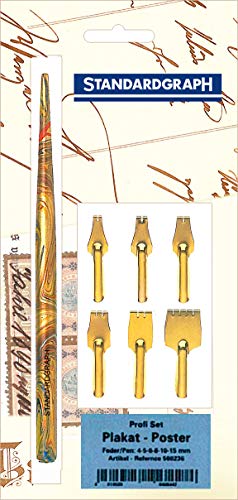 Kalligraphie Profi-Set "Plakatfedern" von Standardgraph