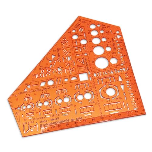 Standardgraph 8190 Zeichenschablone Stano Metall 155x155 Standardgraph 8190 Zeichenschablone Stano Metall 155x155 von Standardgraph