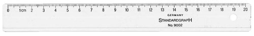 Standardgraph 9005 Kunststofflineale, 50 cm von Standardgraph
