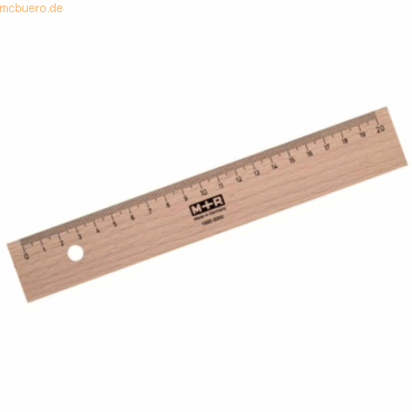 Standardgraph Holzlineal Buche natur 20cm von Standardgraph