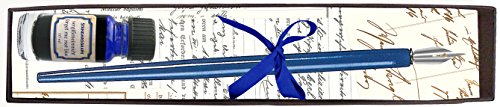 Standardgraph Kalligraphie-Set SIMPLE mit Federhalter und FEDER und 10 ml Tinte, BLAU von Standardgraph