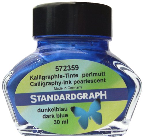 Standardgraph Perlmutt - Tinte dunkelblau 30 ml von Standardgraph