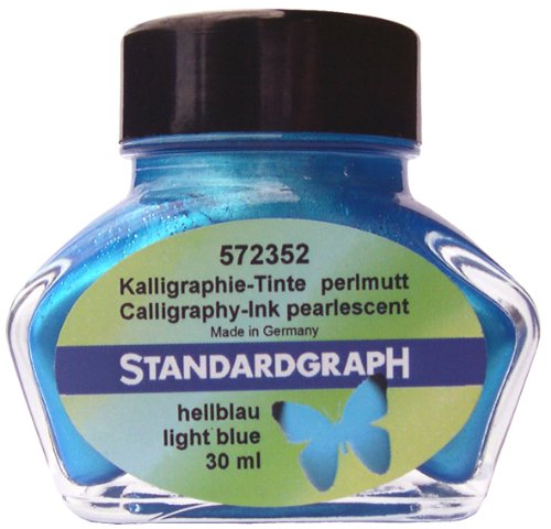 Standardgraph Perlmutt - Tinte hellblau 30 ml von Standardgraph
