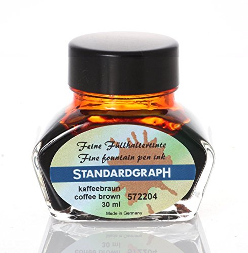 Tinte 30 ml kaffeebraun von Standardgraph