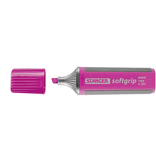 Stanger 180104000 Softgrip Highlighter Pink von Stanger