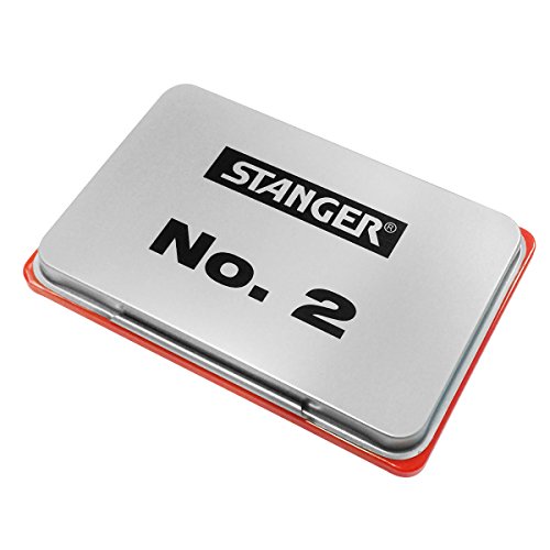 Stanger 1801303 Stempelkissen 2 metall, rot von Stanger