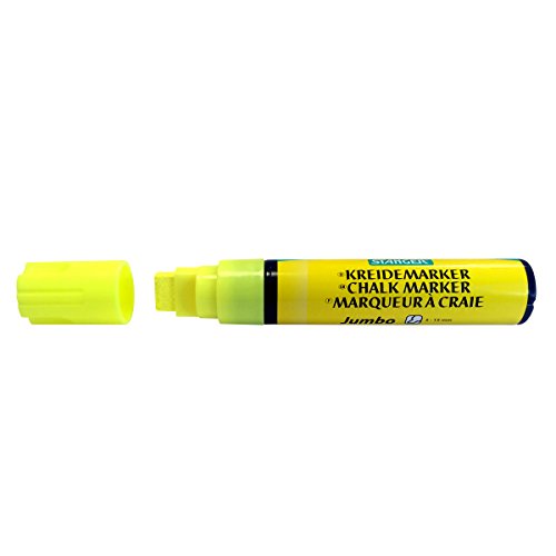 Stanger 620055 Kreidemarker jumbo 15 mm fluorrescent, gelb von Stanger