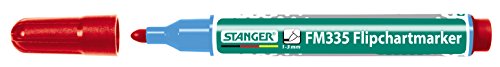 Stanger 713002 Flipchart Marker 335 Bullet rot von Stanger