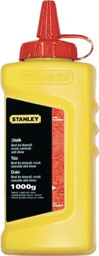6 Stk. Stanley Schlagschnurkreide 1000g rot wasserfest,schwer löslich von Stanley Black & Decker Deutschland